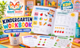 create kindergarten workbook pages with phonics, sight words and number practice
