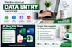data entry specialist pdf to word excel