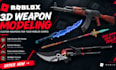 model game ready low poly weapons for roblox