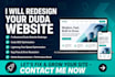 do duda website redesign duda SEO mobile responsive speed optimization bug fix