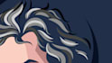 make a geometric vector face draw
