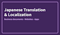 translate and localize japanese content