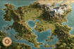 unique and map illustration