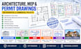 do architecture, mep, hvac, electrical, plumbing, residential, commercial permit