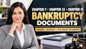 prepare chapter 7, chapter 13 and chapter 11 bankruptcy documents