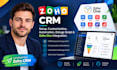 zoho crm setup customization automation deluge script zoho one flow creator api