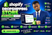 build a shopify dropshipping store with autods