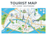 create a tourist attraction map, city guide and sightseeing route