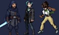 create pixel art character sprite sheet pixel animation game assets indie game