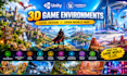 design 3d game environment level design open world map in unity and ue5