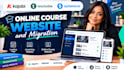 systeme io kajabi online course e learning landing page teachable website