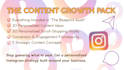create a custom instagram audit and content growth strategy