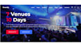 design event ticket website, conferences rental website, event planning website
