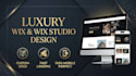 create luxury wix website design with custom wix studio animations redesign wix