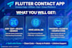 create flutter contact book app with hive