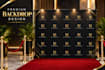 design custom step and repeat red carpet and event backdrops