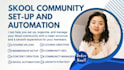 do skool community setup skool community manager skool community course creation