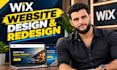 design and redesign wix website