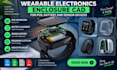 do wearable electronics enclosure cad design for pcb, battery and sensor devices