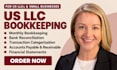 do US llc bookkeeping and monthly accounting for small business