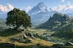do fantasy landscape illustrations