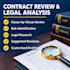 draft and review professional commercial contracts