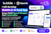 develop bubble io ai saas app, setup build openai wrapper tool automation