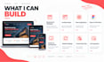 be your frontend web developer using HTML CSS js react tailwind bootstrap