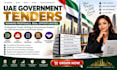 write uae government tenders bids rfps and uae procurement tender proposals