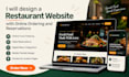 design a restaurant website with online ordering and reservations