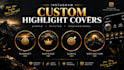 design premium luxury motivational highlight cover