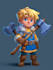 create 2d game character using spine