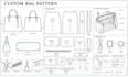 create custom bag and leather sewing pattern