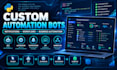 develop a custom bot for automation, notifications and business workflows