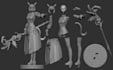 create custom 3d articulated bjd action figure models for stl 3mf 3d printing