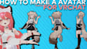 create a custom vrchat avatar, vrc avatar, furry avatar