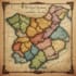 design custom vintage historical replica map
