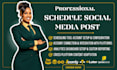 schedule post on buffer hootsuite metricool later loomly social bee planoly