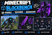 do custom 3d blockbench models, resource textures pack and animation