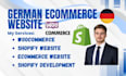 build german ecommerce website, shopware, woocommerce, shopify adobe commerce