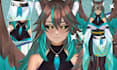design live2d vtuber model rig live 2d vtuber model, 3d vtuber model, 2d vtuber