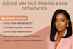 do google map pack ranking and gbp optimization for local SEO