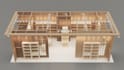 design retail store interior layout 3d visualization showroom shop, coffee shop