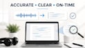 transcribe audio and video accurately