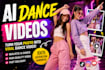 create an ai dance video with custom characters and choreography