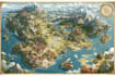 draw a fantasy map illustration