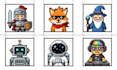 create custom pixel art and nft art characters