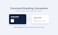 design a clickable digital business card with qr code and vcard