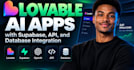 fix and build lovable ai apps with supabase, api, and  database integration