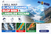 map glacier change, glof risk and landslide hazard with satellite data